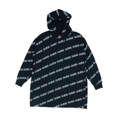 Black Graphic Hoodie Pullover