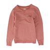 Pink Solid Sweatshirt Pullover