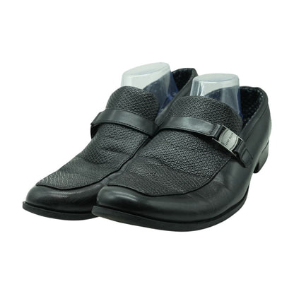 Black Leather Loafer Dress Shoes