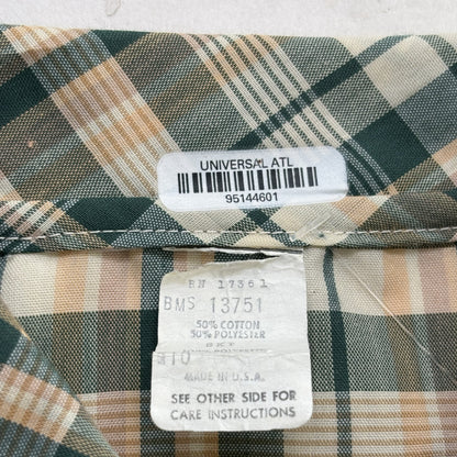 Vintage Green Plaid Dress