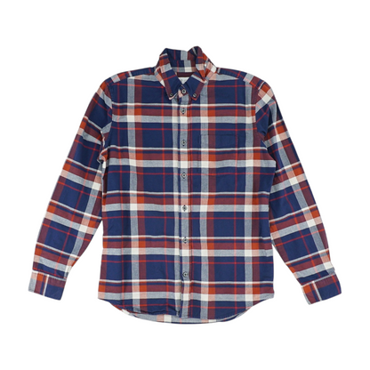 Multi Plaid Long Sleeve Button Down