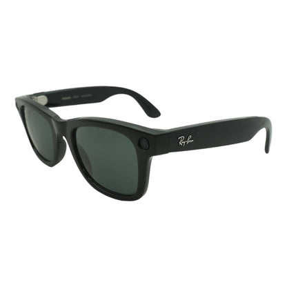 Black Wayfarer Smart Glasses