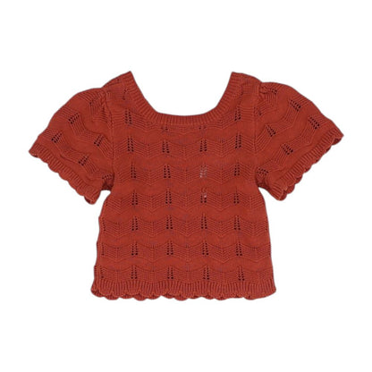 Rust Solid Sweater
