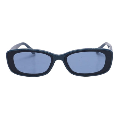 Blue Vibe Check Oval Sunglasses