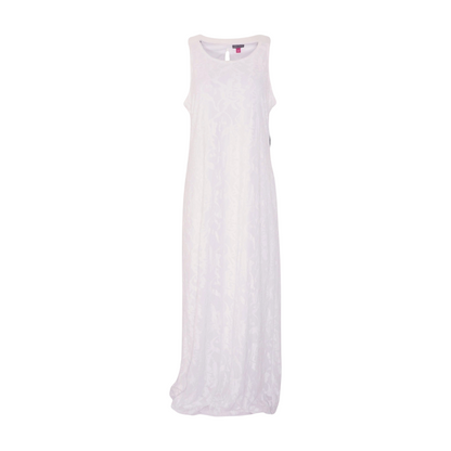 White Print Maxi Dress