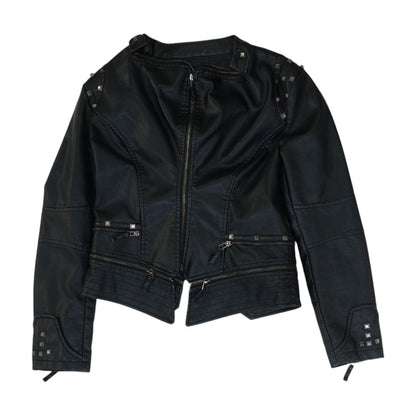 Black Faux Leather Jacket