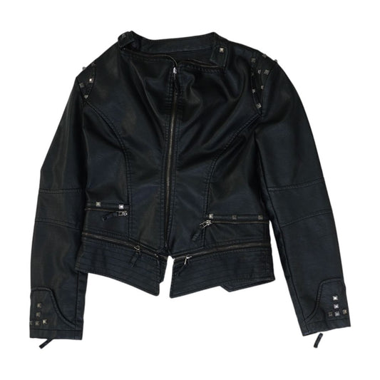 Black Faux Leather Jacket
