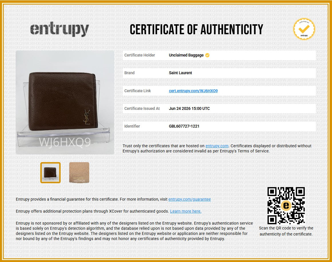Cassandre Wallet in Toasted Brown Leather