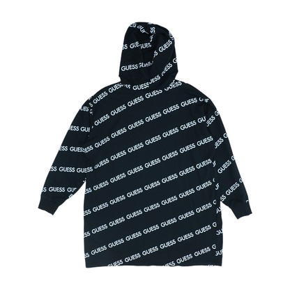 Black Graphic Hoodie Pullover