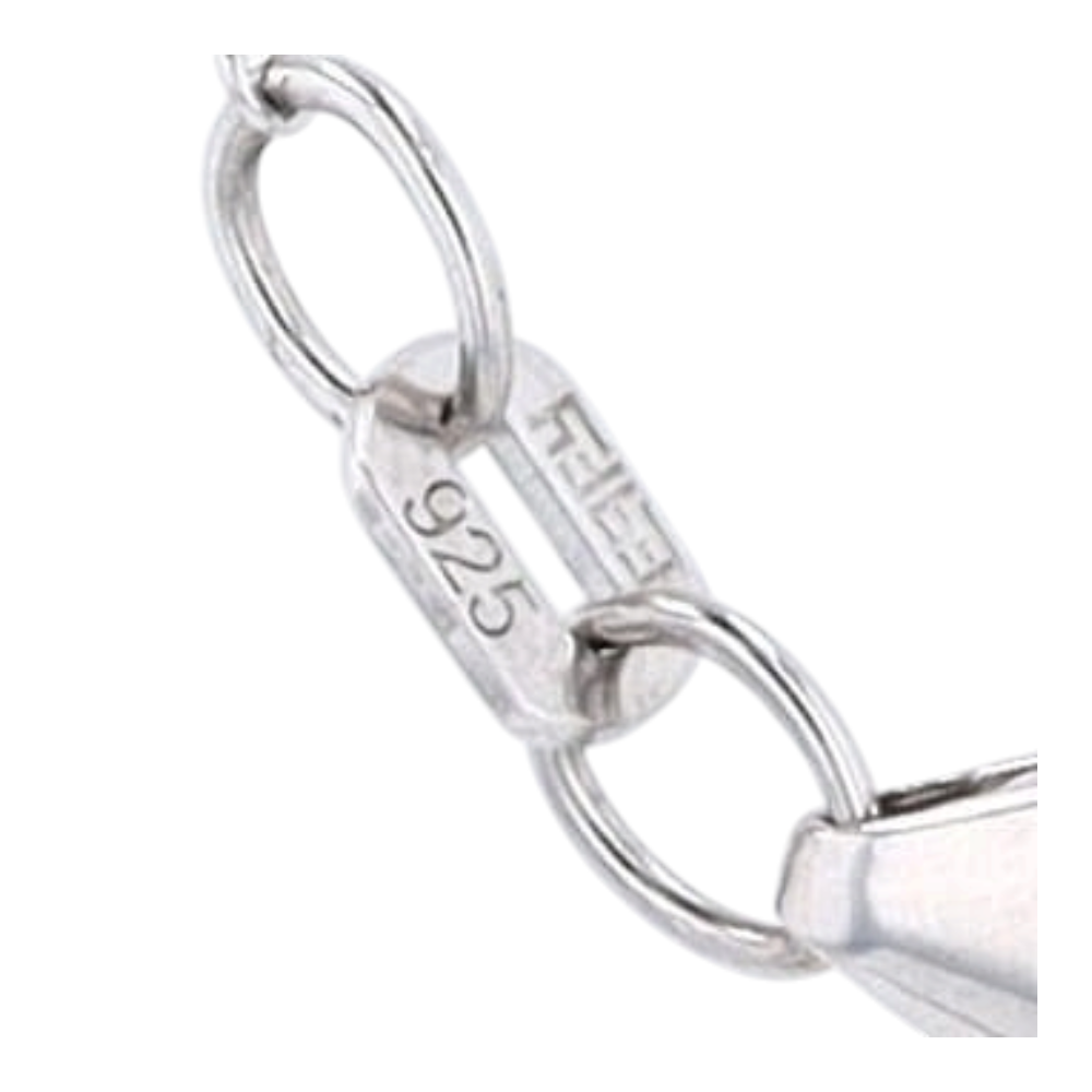 1/4 ctw Sterling Silver Sapphire Pendant Necklace