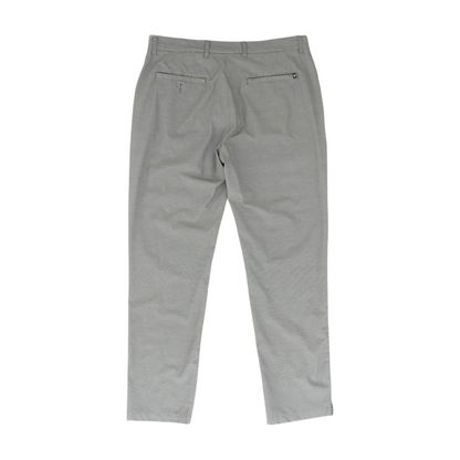 Gray Striped Regular Pants