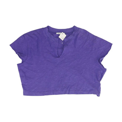 Purple Cropped T-Shirt