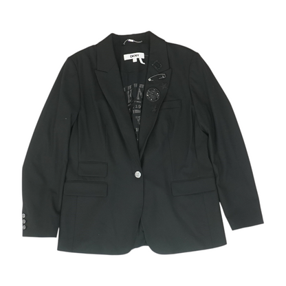 Black Solid Blazer