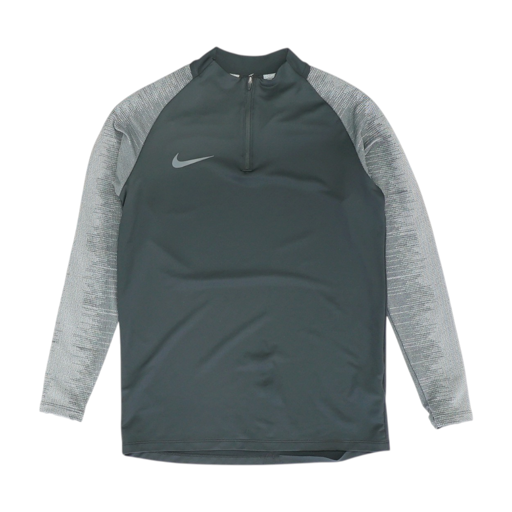 Black Color Block 1/4 Zip Pullover