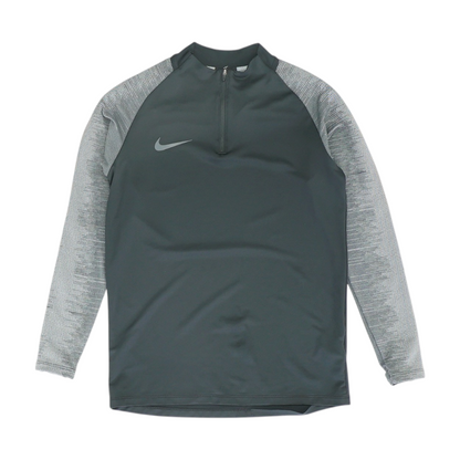 Black Color Block 1/4 Zip Pullover