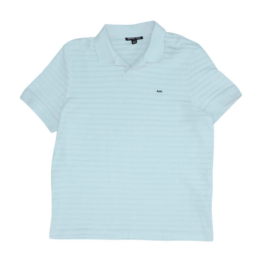 White Solid Short Sleeve Polo