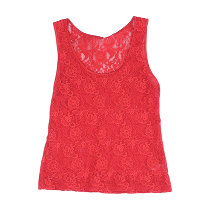 Red Floral Blouse