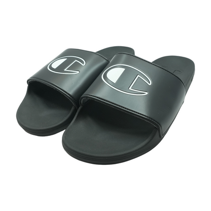 Black Athletic Slide