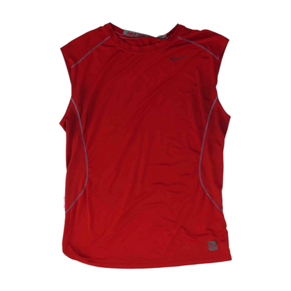 Red Solid Active Tank
