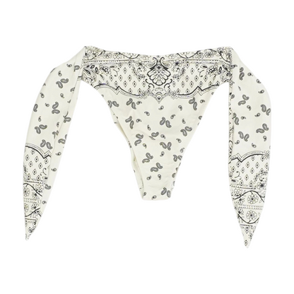 Ivory Paisley Swim Bottom
