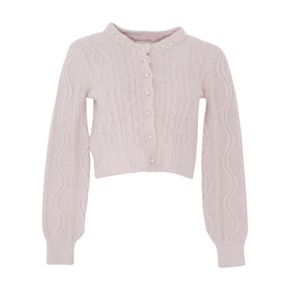Pink Cardigan Sweater