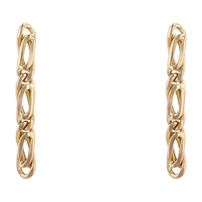 18K Yellow Gold Drop Earrings