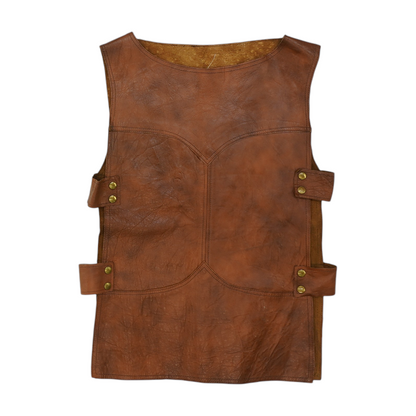 Vintage Brown Solid Vest