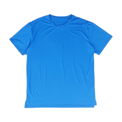 Blue Solid Active T-Shirt