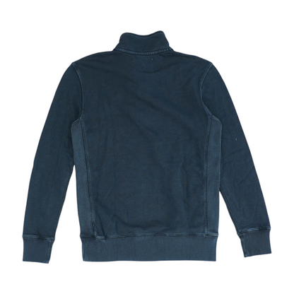 Black Solid 1/4 Zip Pullover