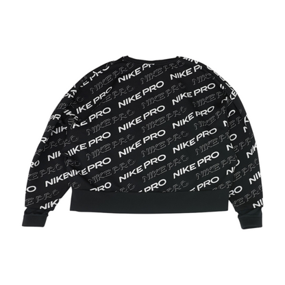 Black Graphic Sweatshirt Pullover