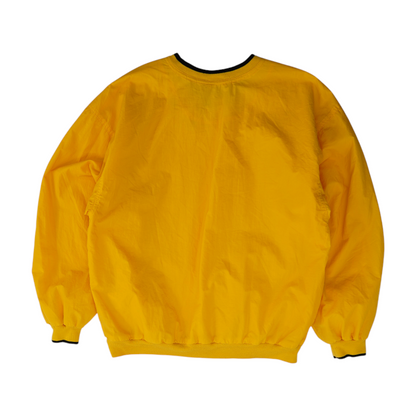 Vintage Yellow Solid Golf Pullover