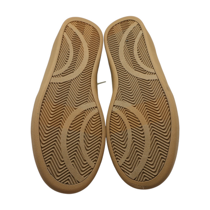 Beige Low-Top Athletic Shoes