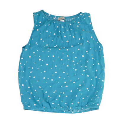 Blue Polka Dot Blouse