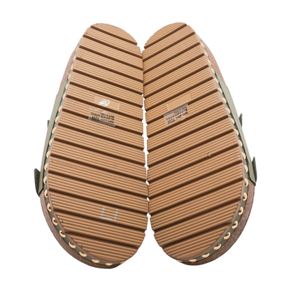 Olive Flat Sandals