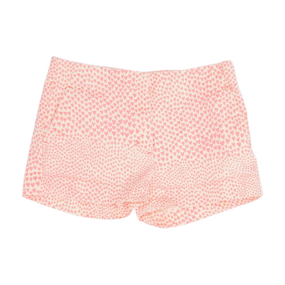 Pink Hearts Chino / Khaki Shorts