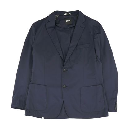 Navy Solid Suit Jacket