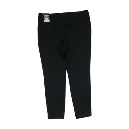 Black Solid Pants