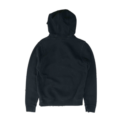 Black Solid Hoodie Pullover