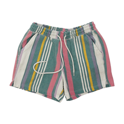 Multi Striped Active Shorts