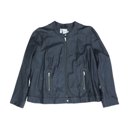 Black Faux Leather Jacket
