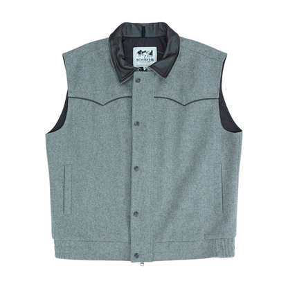Gray Solid Vest