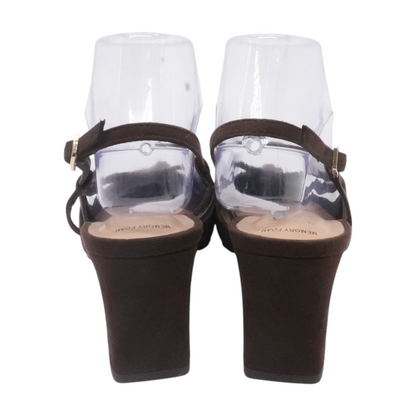 Brown Block Heels