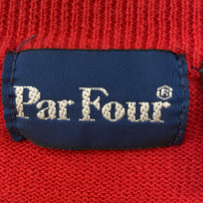 Vintage Red Tall Solid Pullover Sweater