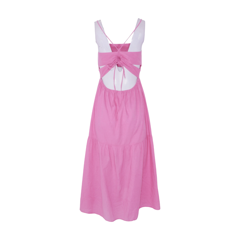 Pink Midi Dress