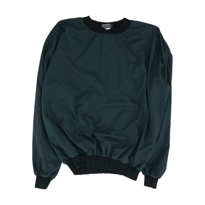 Green Houndstooth Sweatshirt Pullover