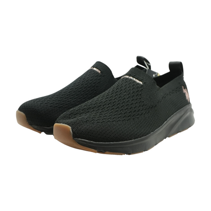Black Low-Top Athletic Shoes