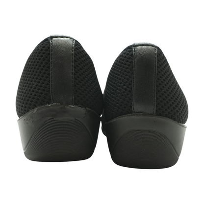 Black Slip-On Flats