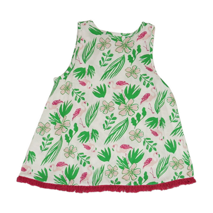 Green Floral Blouse