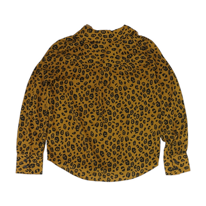 Brown Animal Print Blouse
