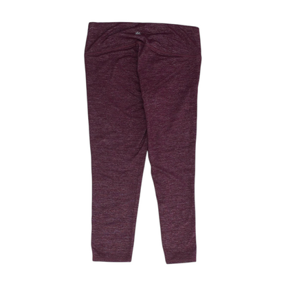 Maroon Active Leggings